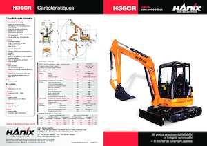 Мини екскаватори Hanix H36CR