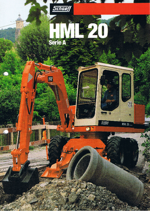 Колесни екскаватори Terex-Schaeff HML 20