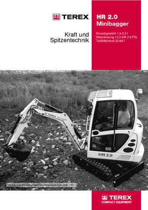 Мини екскаватори Terex-Schaeff HR 2.0