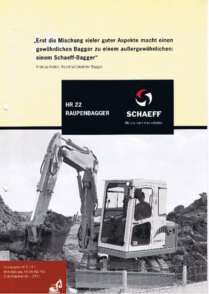 Мини екскаватори Terex-Schaeff HR 22