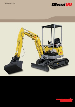 Мини екскаватори Menzi IHI 17vxe