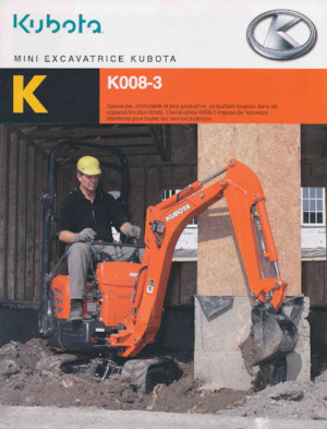 Мини екскаватори Kubota K008-3