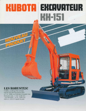 Мини екскаватори Kubota KH151