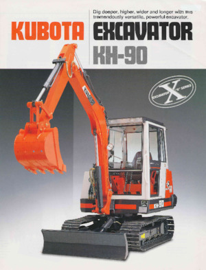 Мини екскаватори Kubota KH90