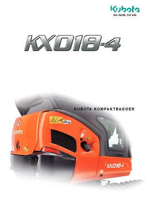 Мини екскаватори Kubota KX018-4 G