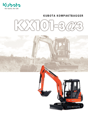 Мини екскаватори Kubota KX101-3α3
