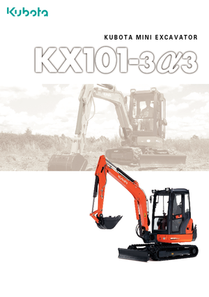 Мини екскаватори Kubota KX101-3α3