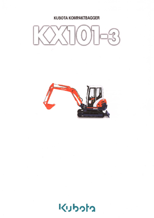 Мини екскаватори Kubota KX101-3α GL