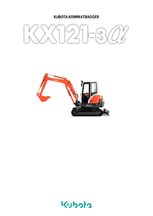 Мини екскаватори Kubota KX121-3α GL