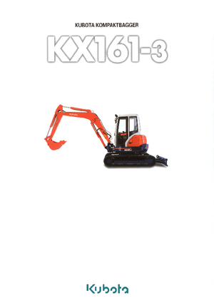 Мини екскаватори Kubota KX161-3α GL