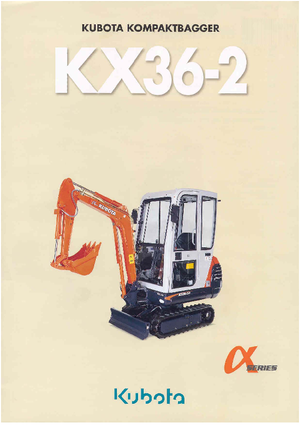 Мини екскаватори Kubota KX36-2 HG