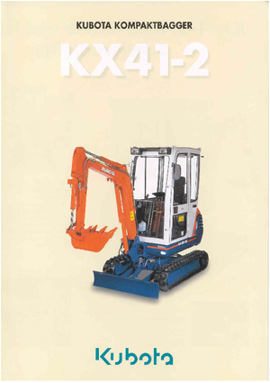 Мини екскаватори Kubota KX41-2 HG