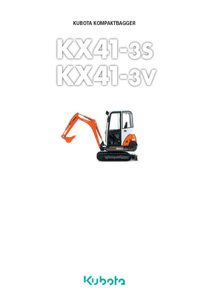 Мини екскаватори Kubota KX41-3 VHGL