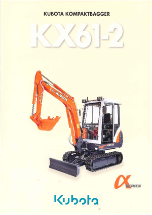 Мини екскаватори Kubota KX61-2 G