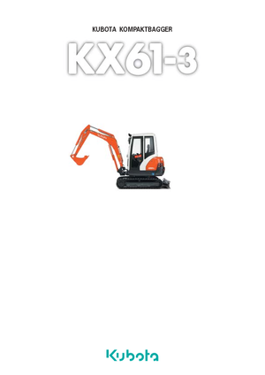 Мини екскаватори Kubota KX61-3 GL