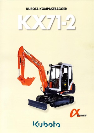 Мини екскаватори Kubota KX71-2 G
