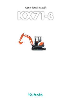 Мини екскаватори Kubota KX71-3 GL