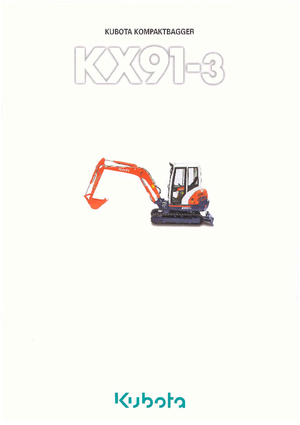 Мини екскаватори Kubota KX91-3α GL
