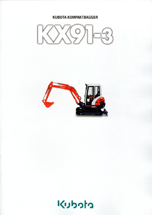Мини екскаватори Kubota KX91-3 GL