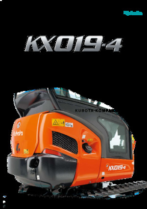 Мини екскаватори Kubota KX019-4 HGL