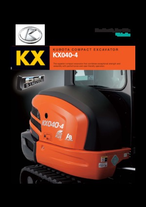 Мини екскаватори Kubota KX040-4