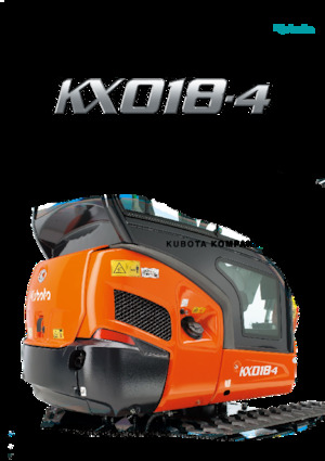 Мини екскаватори Kubota KX18-4