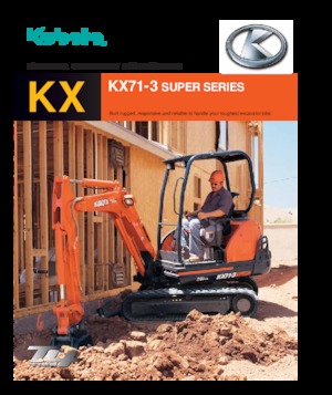 Мини екскаватори Kubota KX71-3S