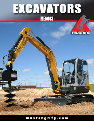 Мини екскаватори Mustang ME6003