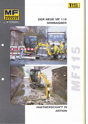 Мини екскаватори MF Industrial MF 115
