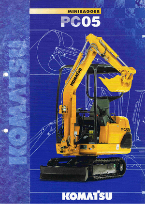 Мини екскаватори Komatsu PC05-7