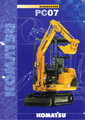 Мини екскаватори Komatsu PC07-2