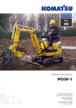 Мини екскаватори Komatsu PC09-1 STD