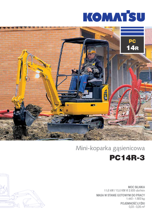 Мини екскаватори Komatsu PC14R-3HS 