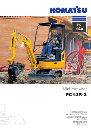 Мини екскаватори Komatsu PC14R-3