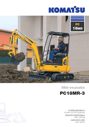Мини екскаватори Komatsu PC18MR-3
