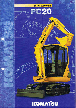 Мини екскаватори Komatsu PC20-7