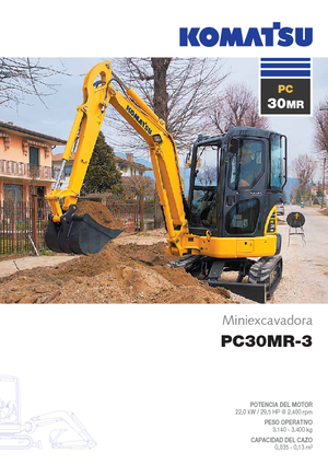 Мини екскаватори Komatsu PC30MR-3