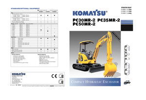 Мини екскаватори Komatsu PC35MR-2