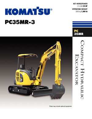 Мини екскаватори Komatsu PC35MR-3