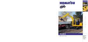 Мини екскаватори Komatsu PC45R-8