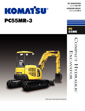 Мини екскаватори Komatsu PC55MR-3