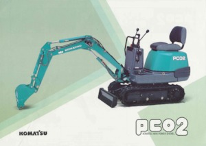 Мини екскаватори Komatsu PC02
