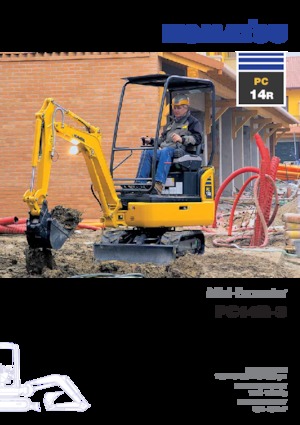 Мини екскаватори Komatsu PC14R-3