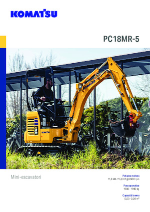 Мини екскаватори Komatsu PC18MR-5