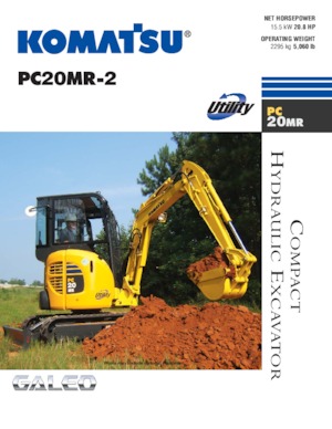 Мини екскаватори Komatsu PC20MR-2