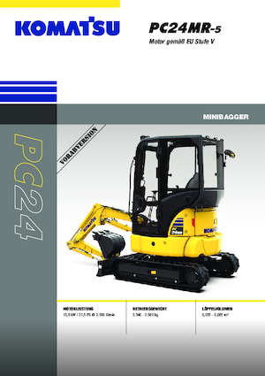Мини екскаватори Komatsu PC24MR-5