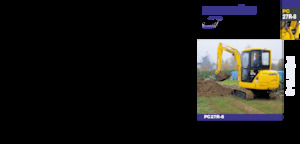 Мини екскаватори Komatsu PC27R-8