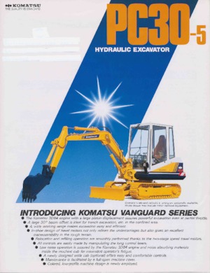 Мини екскаватори Komatsu PC30-5
