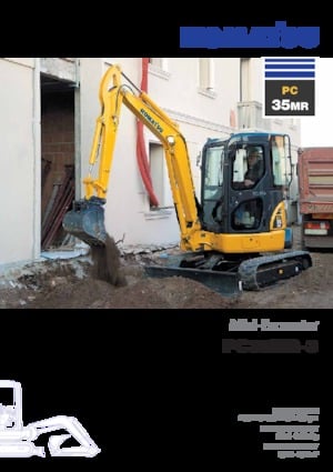 Мини екскаватори Komatsu PC35MR-3