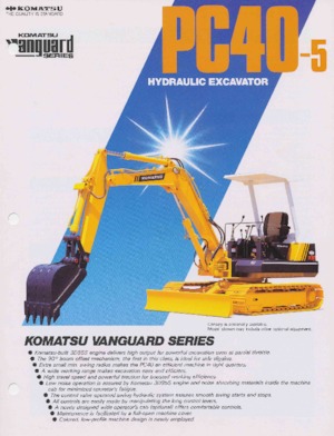 Мини екскаватори Komatsu PC40-5